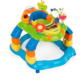 XE TẬP ĐI CÓ ĐỒ CHƠI 3 IN 1 BREVI- GIOCAGIRO, MÀU XANH