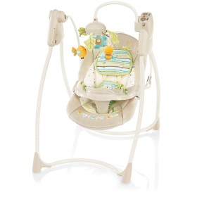 VÕNG ĐƯA CÓ ĐỒ CHƠI BREVI- ALTHEA, MÀU KEM PHỐI XANH