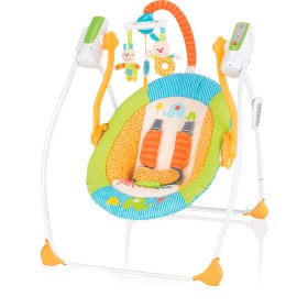 VÕNG ĐƯA CÓ ĐỒ CHƠI BREVI-MIOU MÀU CAM