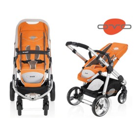 XE ĐẨY BREVI- OVO JOGGER, MÀU CAM