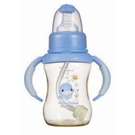 BÌNH SỮA CÓ TAY CẦM  NHỰA PES KUKU KU5835 - 150ML