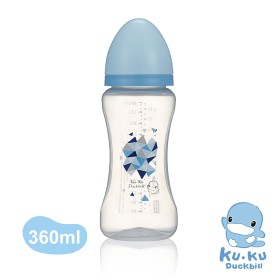 BÌNH SỮA CỔ RỘNG NHỰA PP KUKU KU5932 - 360ML