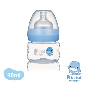 BÌNH SỮA CỔ RỘNG NHỰA PP KUKU KU5934 - 90ML