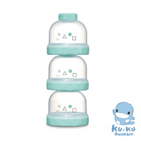 HỘP CHIA SỮA 3 NGĂN KU-PLUS KU5612 - MÀU XANH NGỌC