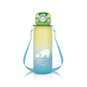 BÌNH UỐNG NƯỚC CÓ ỐNG HÚT CHO BÉ BẰNG NHỰA TRITAN KU5620 - 700ML